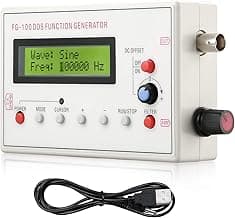 1HZ-500KHZ DDS Functional Signal Generator, Seesii DDS Function Low Frequency Signal Generator Sine/Triangle/Square/Sawtooth Waveform
