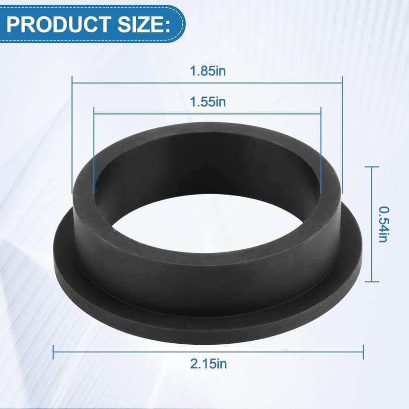 11228 L-Shape O-Ring Gasket Replacement for Intex Sand Filter Pumps Motor Seals, Pool Sand Pumps Part Hose Seals Repair Set - 6 Pack