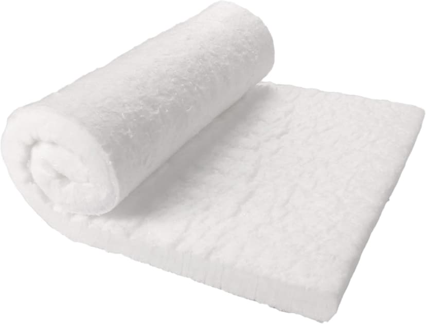 Lynn Manufacturing Ceramic Fiber Insulation, 1" Thick x 12" x 24", 2400F Fireproof Insulation Blanket, 3023E