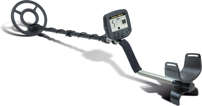 Teknetics Alpha 2000 Metal Detector for Beginners with Lightweight Design, Adjustable Sensitivity, Waterproof 8-Inch Searchcoil, Ideal for Coin and Relic Hunting