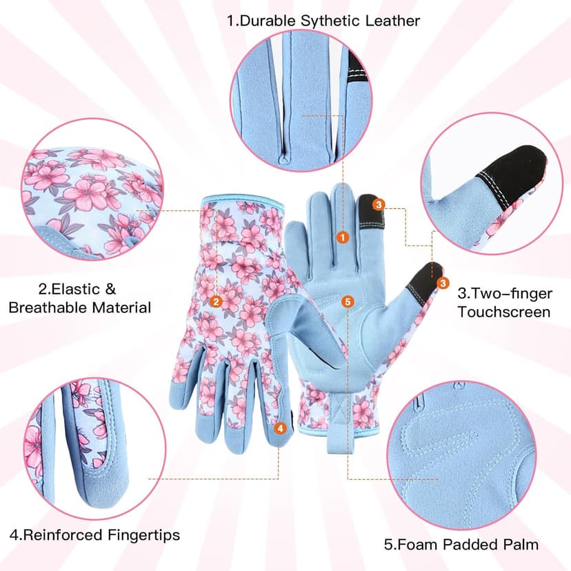 Garden Gloves for Women Gardening Gloves for Yard Work & Outdoor Work Gardening Gifts