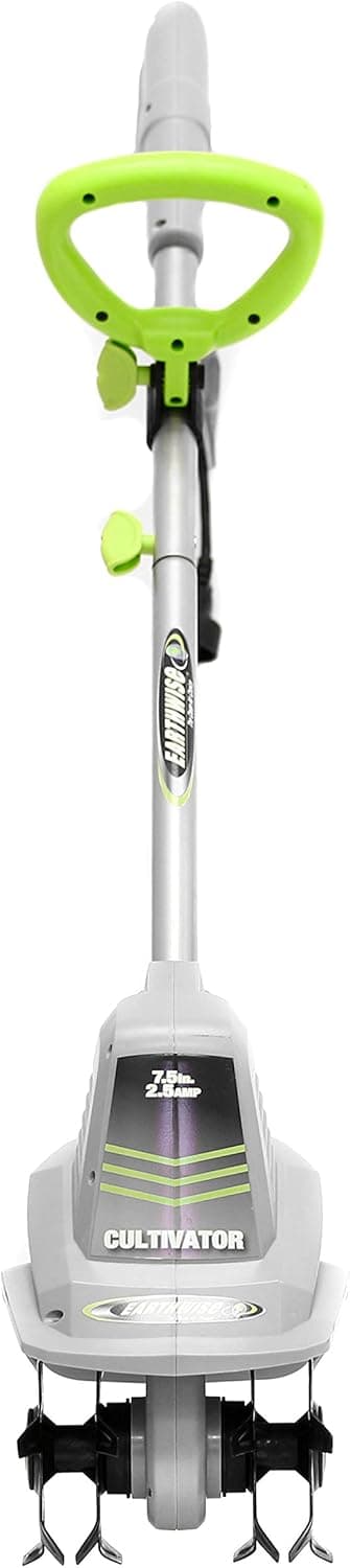 Earthwise TC70025 7.5-Inch 2.5-Amp Corded Electric Tiller/Cultivator, 7.5-Inch, 2.5-Amp Corded, Grey