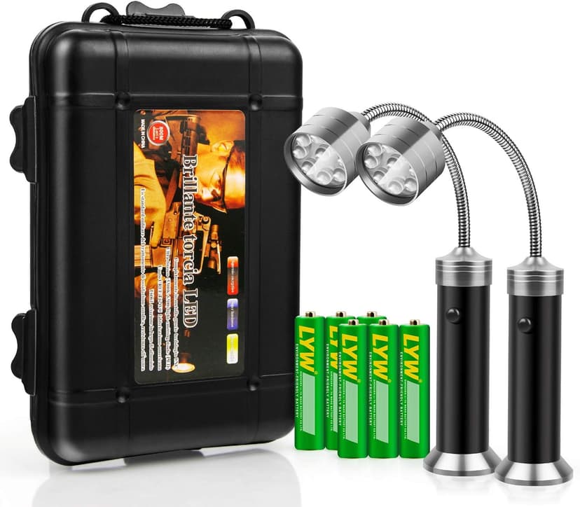 KOSIN Barbecue Grill Light for Outdoor Grill, Super-Bright Led Bbq Lights, Gifts for Men, Traeger Pit Boss Smoker Grill Accessories,Batteries Included