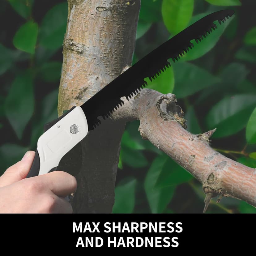 Premium Folding Saw - Ideal for Tree Trimming, Wood Cutting, Gardening, Camping & Hiking