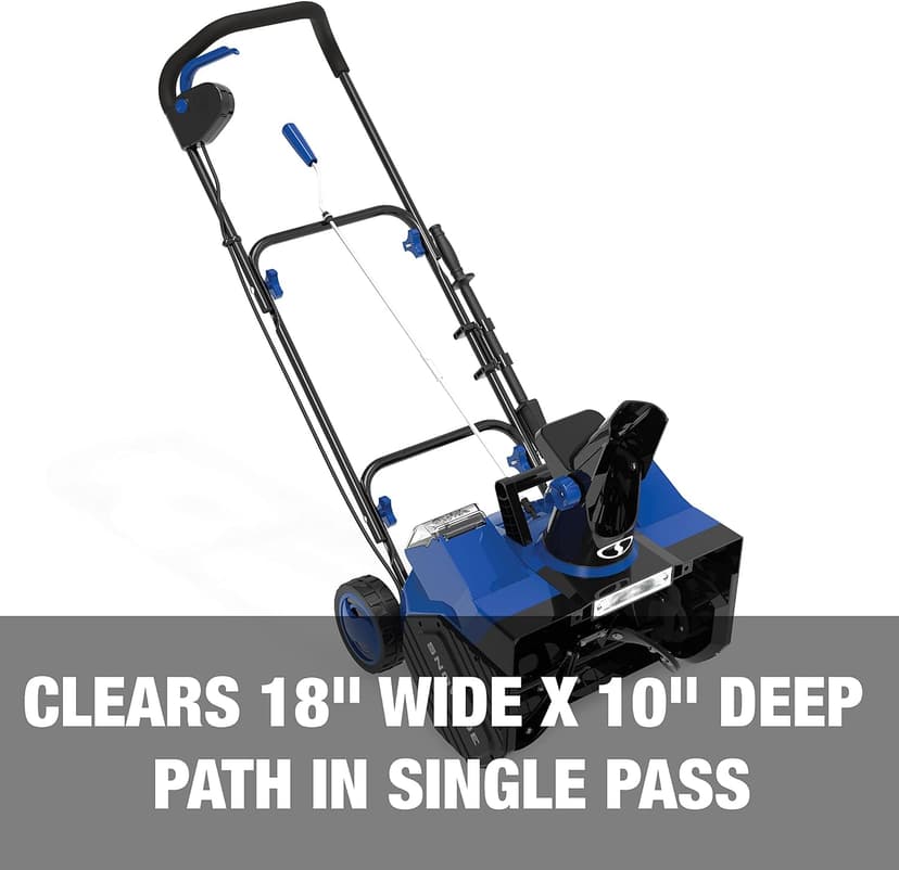 Snow Joe 24-Volt IONMAX Cordless Snow Blower (18-Inch Width, Standard Kit (w/2 x 4-Amp Batteries))