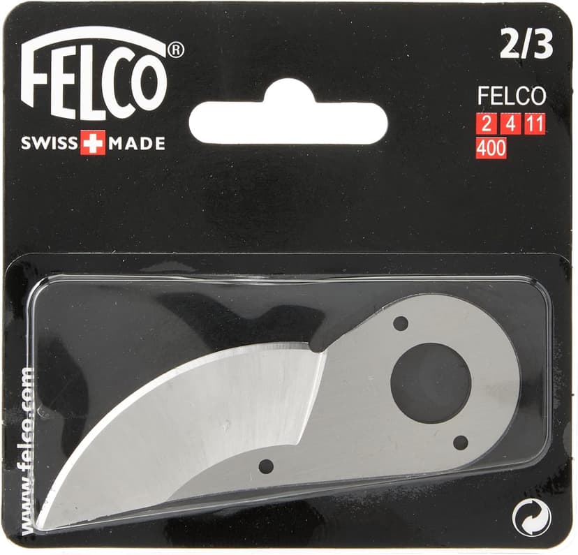 Felco Hand Pruner Replacement Blade (2/3) for Felco hand pruner models: F2, F4 & F11 - Spare Cutting Blade for Garden Pruning Shears & Bypass Clippers (Single Pack)