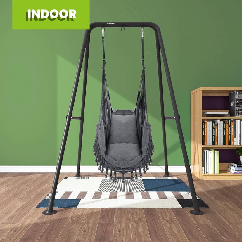 Swing Stand, Hammock Chair Stand Max Load 330lbs, Heavy Duty Hammock Stand,Outdoor or Indoor Hanging Chair Stand only,Hammock Chair not Include