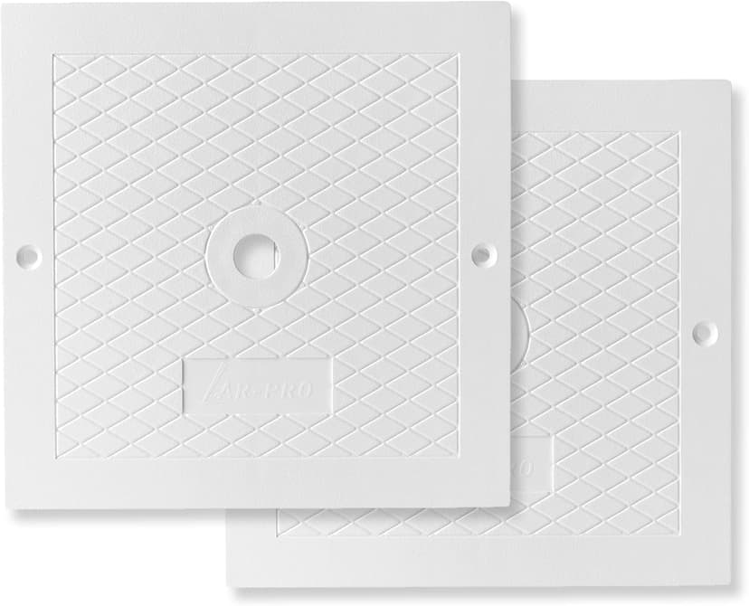 (2-Pack) The Exact 10'' Skimmer Lid Replacement | Compatible with Hayward SPX1082E, SP082, 1083, 1084,1085, and SP1086 | Made of Heavy-Duty Plastic and Fits Perfect Like A Glove