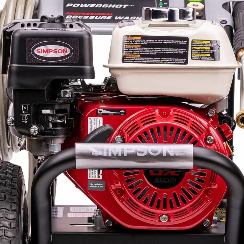 SIMPSON 60996 PowerShot 3600 PSI 2.5 GPM Professional Gas Pressure Washer with AAA Triplex Pump