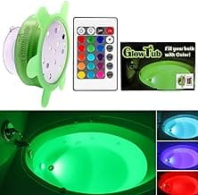 Underwater Remote Controlled LED Color Changing Light for Bathtub or spa - Battery Operated - Size 2.75 in.