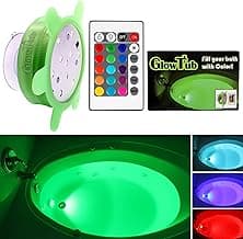 Underwater Remote Controlled LED Color Changing Light for Bathtub or spa - Battery Operated - Size 2.75 in.