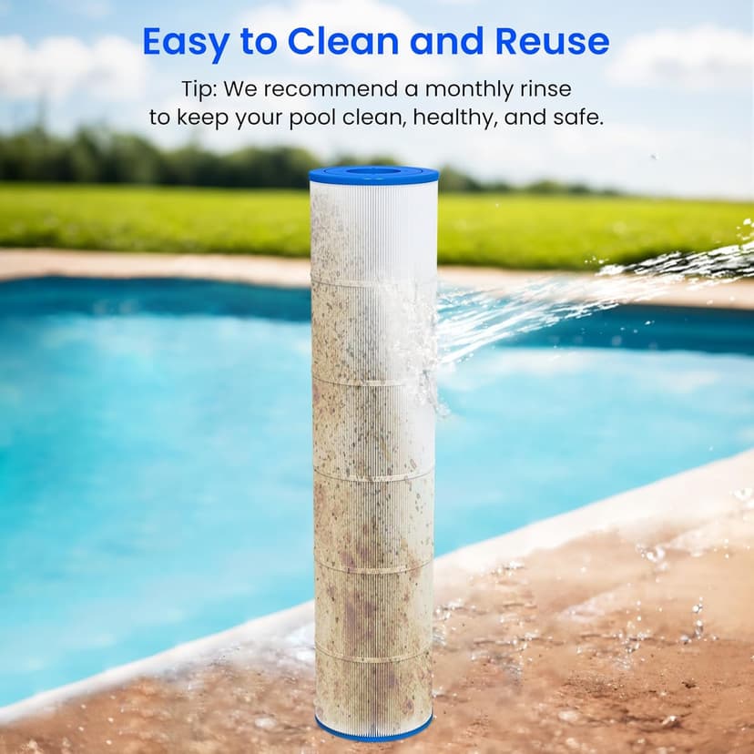 Future Way 4-Pack CCP520 Pool Filter Cartridges Replacement for Pentair Clean & Clear Plus 520, Replace Pleatco PCC130, Pentair R173578, 520 sq.ft