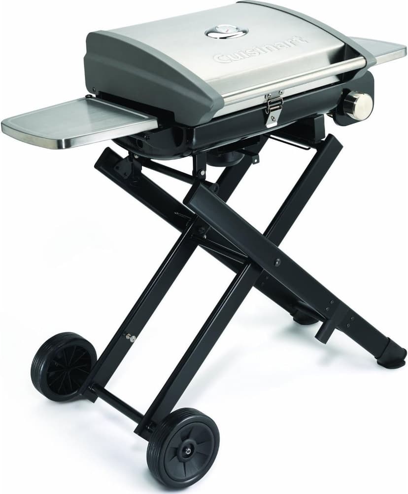 Cuisinart CGG-240 All Foods, 27.3" L x 38" W x 23.5" H, Roll-Away Gas Grill, Stainless Steel