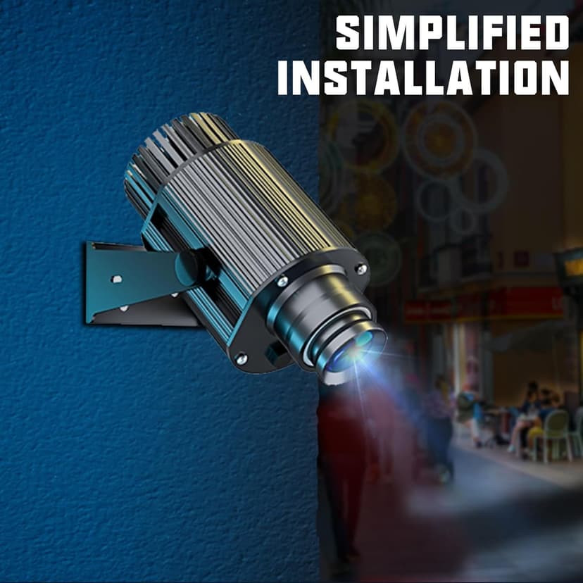 Logo Projector Lights Custom gobo projectors for Store business or wall outdoor waterproof ip67 HD led for Shop Advertising and Wedding