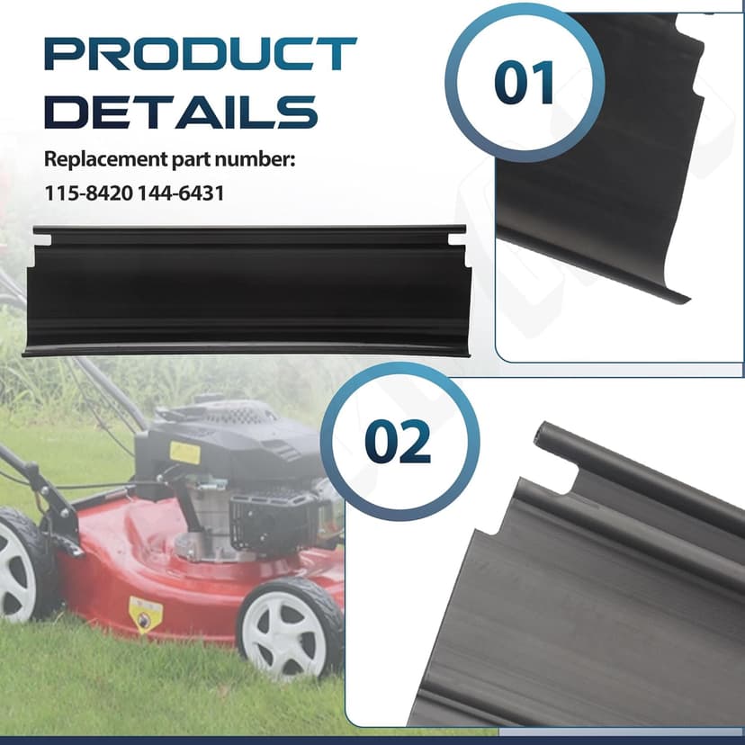 115-8420 Trailing Shield for Toro 22" Recycler Lawn Mowers / 22” Walk Behind Lawn Mower, Fits 20330 20330C 20331 20331C 20339 20339C 20350 20351 Model