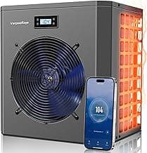 Pool Heater for Above Ground Pool 16000 BTU Heating and Cooling Up to 5000 Gallon Pool Heater 120v Electric Pool Heat Pump WiFi Smart Control via APP Spa Heater Pump