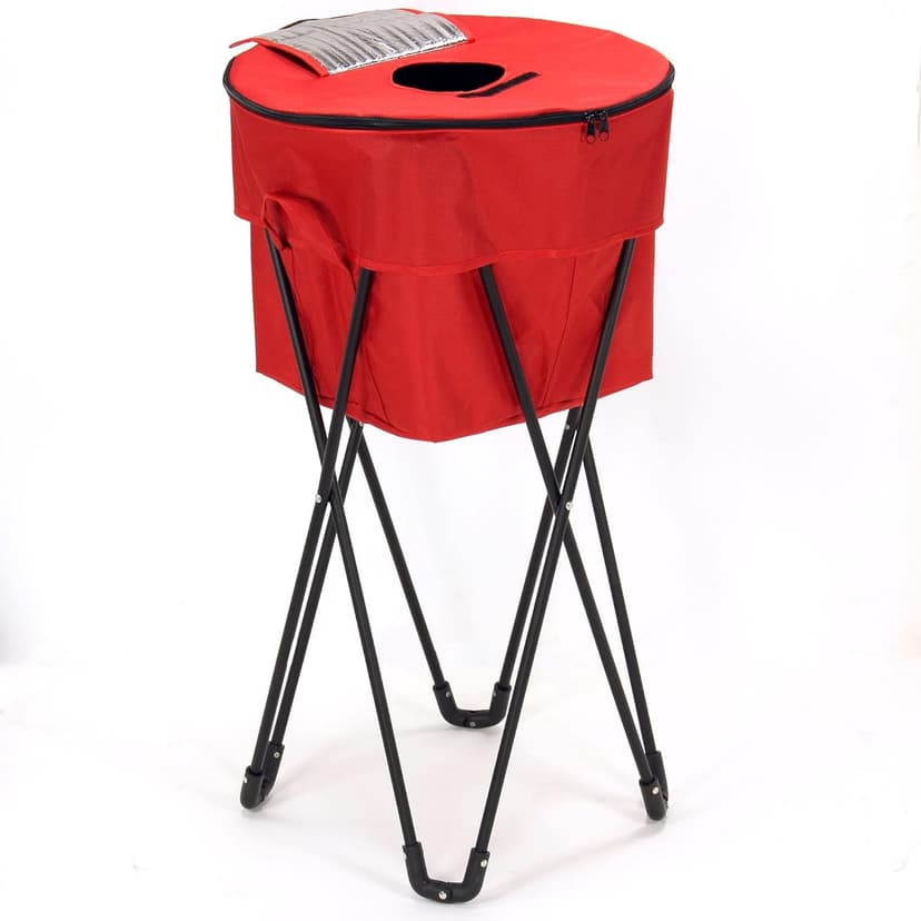 Household Essentials Thermal Standing Cooler with Travel Bag, Heavy-Duty Polyester,