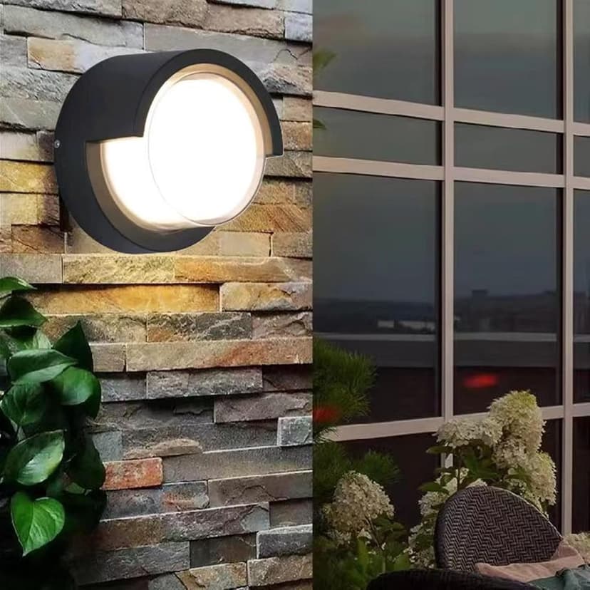 Outdoor Wall Lights 1800 Lumen Porch Light Wall Mount 3000K Modern Exterior Lighting Fixtures Sconces for House Outside 4 Pack(Warm)