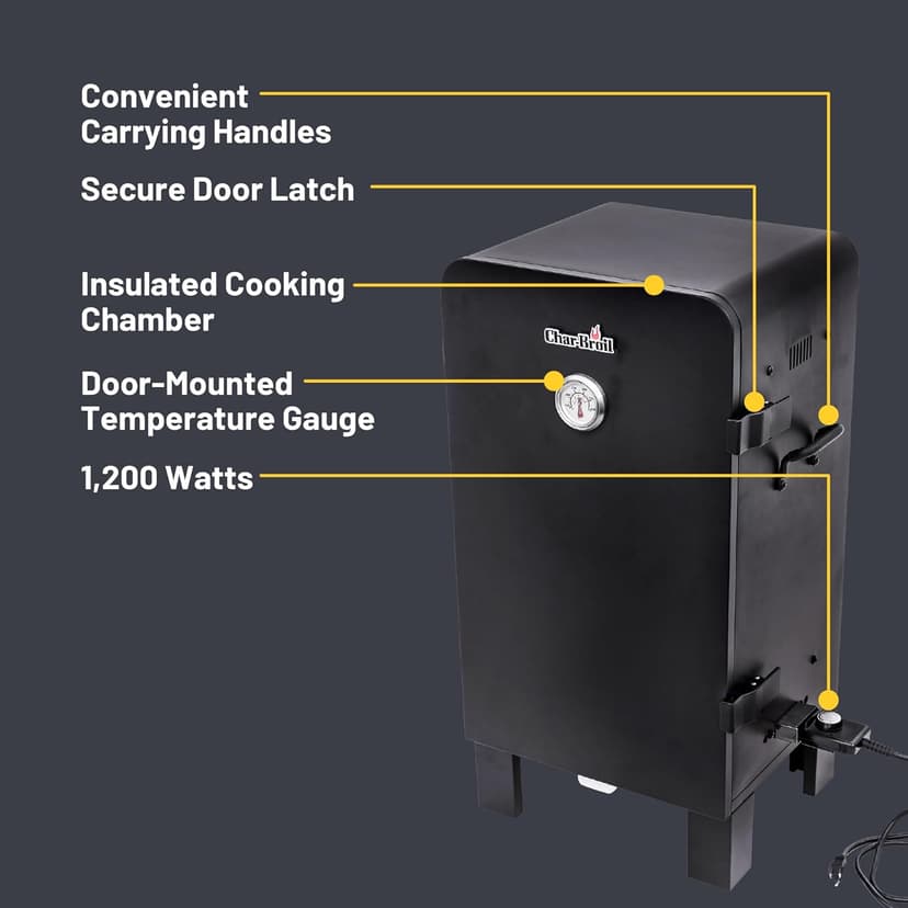 Char-Broil® Analog Electric Smoker, Black - 18202077