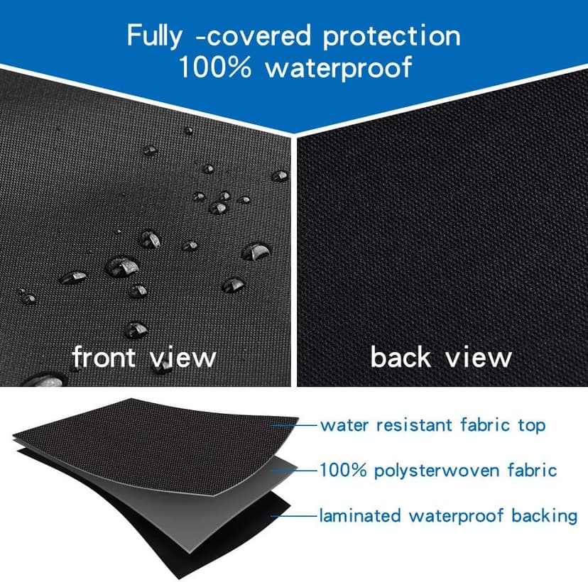 Stanbroil 8080 Dual Fuel Grill Cover Replacement for Char-Griller Duo/Double Play 5050/5650 Gas and Charcoal Grill without Side Fire Box