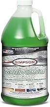 Simpson Cleaning 88283 Cleaner, Concentrated Soap Solution for Pressure Washers and Spray Bottles, Use on Concrete, Vinyl Siding, Appliances, Windows, Cars, Fences, Decks, Green, 1 Gallon