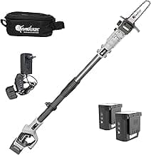 Professional Cordless Battery Powered Electric Pole Saw Extendable Up to 8 Feet with 8-Inch Cutting Capacity for Tree Pruning and Trimming, Ideal for Home and Commercial Use, Lightweight and Powerful
