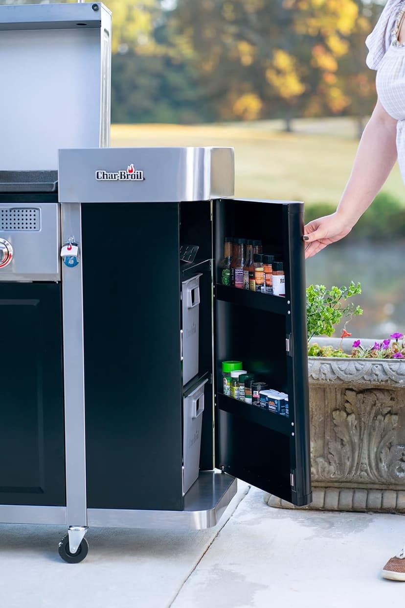 Char-Broil Medallion Series Amplifire Infrared Technology Vista 3-in-1 Stainless Steel Outdoor Kitchen - 463259423