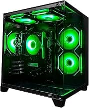 Computer Desktop PC AMD Ryzen 7 5700G Up to 4.6GHz Prebuilt PC 16G RAM DDR4 1TB M.2 SSD ARGB Fan Computer Tower