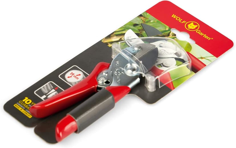 Wolf-Garten RSEN Anvil Secateurs, Red, 39.5x7.84x3 cm