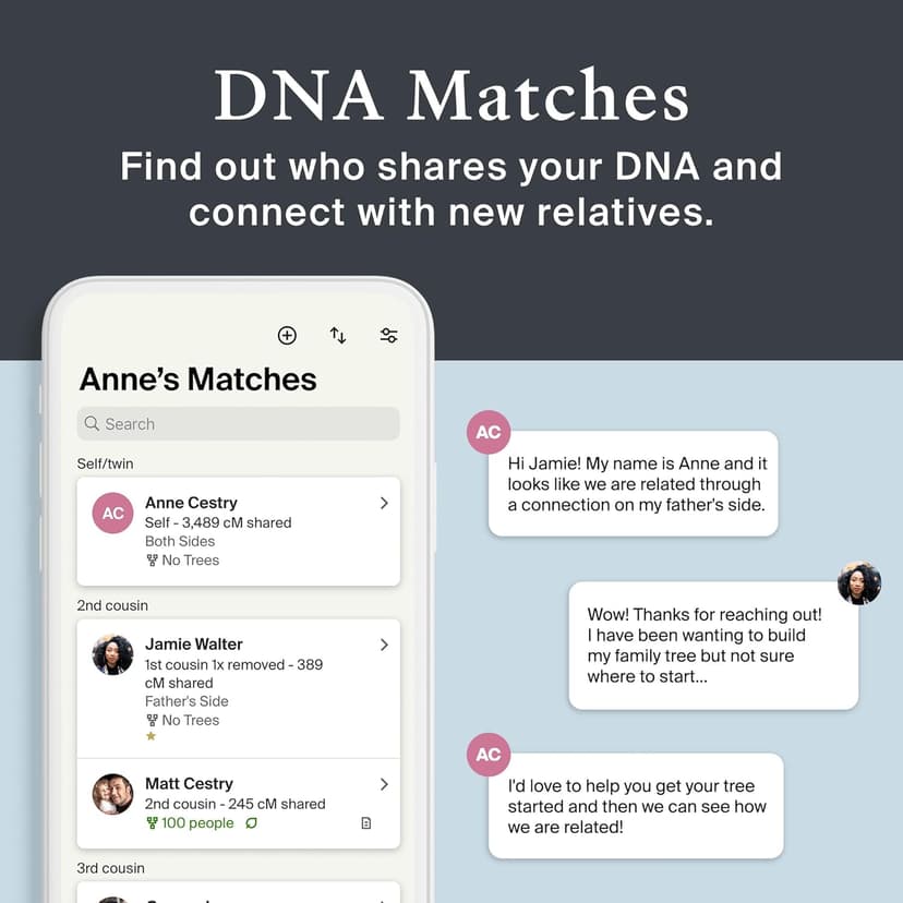 AncestryDNA Genetic Test Kit: Personalized Genetic Results, DNA Ethnicity Test, Origins & Ethnicities, Complete DNA Test
