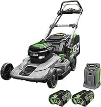 EGO POWER+ Electric Lawn Mower, Self-Propelled Cordless, Includes (2) 56V 4.0Ah Batteries and Rapid Charger - LM2102SP-A