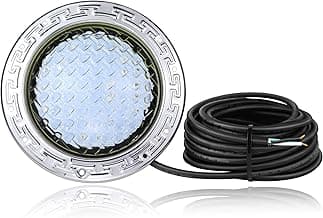 SH101300 50FT 120V Underwater Spa Light (White), 10 Inch Inground Pool Light Replacement
