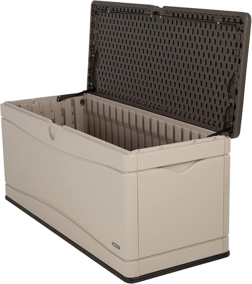 Lifetime 130 Gallon Plastic Deck / Outdoor Storage Box 60040 supplier_id_shedsforlessdirect it#190221651440237
