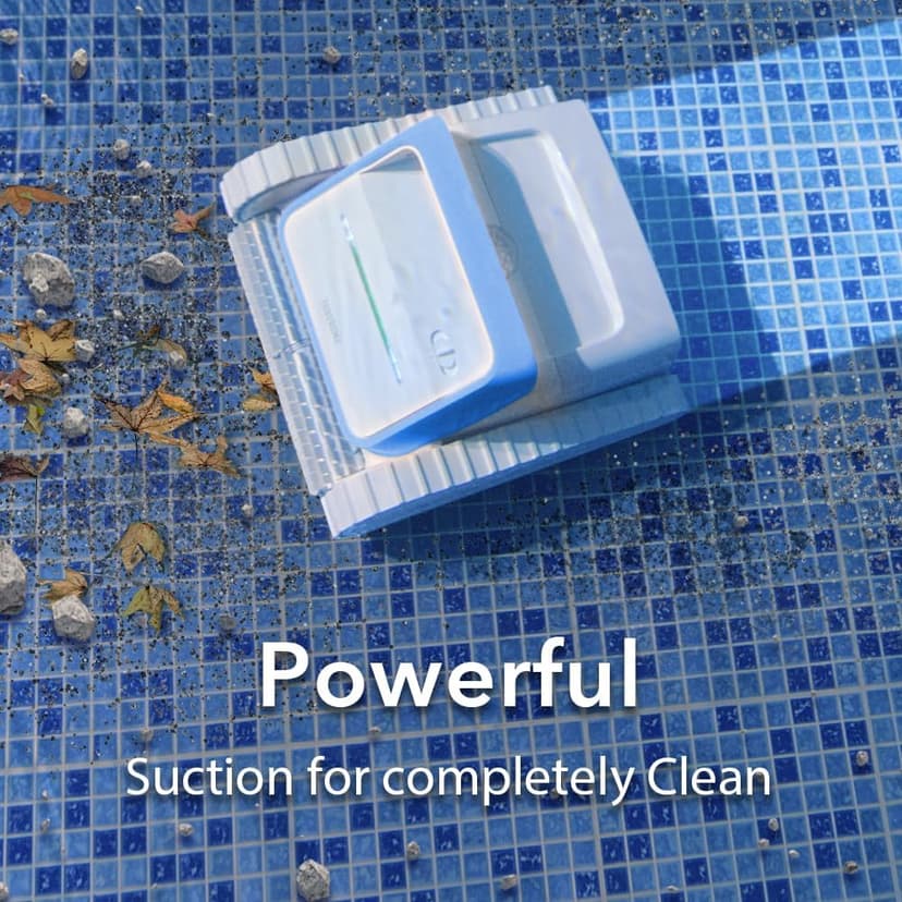 2025 Upgrade SMOROBOT Cordless Robotic Pool Cleaners for Inground Pools,3300GPH Strong Power,150 mins Runtime, Up to 2500 Sq.ft,Wall and Waterline Cleaning Pool Vacuum Robot for Gravel,Sand,Leaves