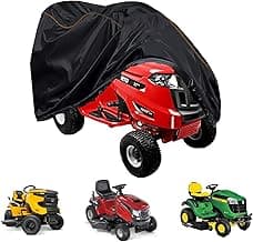 Riding Lawn Mower Cover Tractor 420D Compatible with up to 35 inch Decks Cub Cadet,Troy-Bilt,Husqvarna,MTD,Greenworks, EGO,Craftsman,Honda Windproof Outdoor with Storage