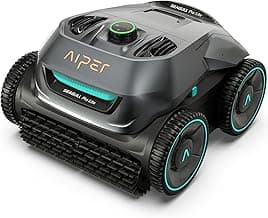 AIPER Cordless Robotic Pool Cleaner, WavePath Navigation, Wall-Climbing, Quad-Motor, 150 mins Runtime for Inground Pools up to 1,600 sq.ft, Seagull Pro ZT6002