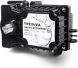 TPE24VA 24-volt Valve Actuator Control, Universal Motorized Pool Spa Valve Actuator 24V, Control Water Flow