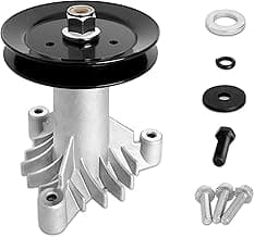 130794 Spindle 153535 Pulley Compatible with Craftsman Mower - Spindle Assembly with Pulley Compatible with Craftsman LT1000 LT2000 DYT4000 42" Deck Tractor, HU, Poulan Pro Riding Mower