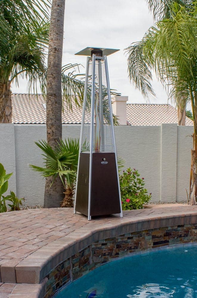 AZ Patio Pyramid Glass Tube Propane Gas Patio Heater, CSA certified