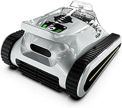 Pool Vacuum for Above Ground Pool, Seauto Cordless Robotic Pool Cleaner, 150-Min Runtime, LED Indicator, Self-Parking, Automatic Above Ground Pool Vacuum for Inground Pools Up to 2,000 sq. ft.