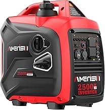 2500-Watt Gas Powered Portable Inverter Generator, CO Sensor, Super Quiet for Home Backup, Emergency, Camping, EPA Compliant 2025 Version