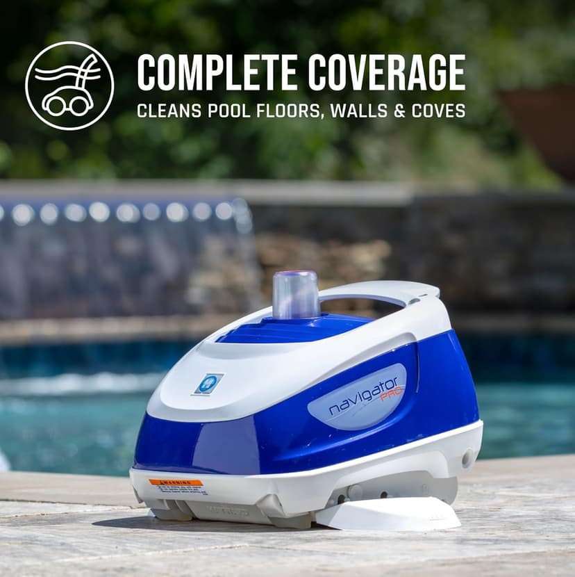 Hayward W3925ADV 25ADV Navigator Pro Suction Pool Vacuum (Automatic Pool Cleaner), White