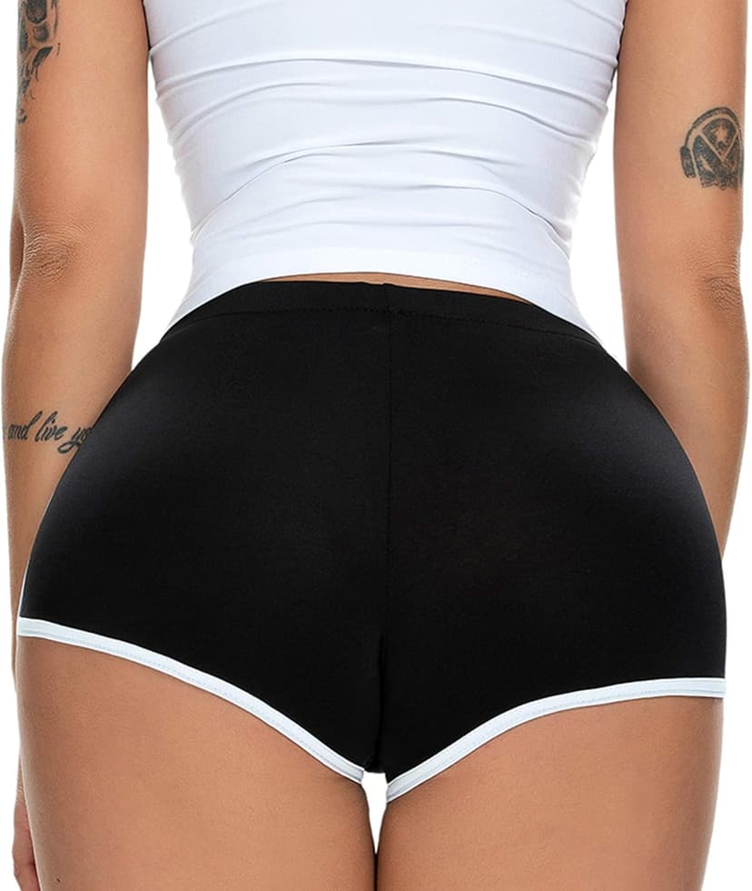 Women's Sexy Booty Shorts Retro Dolphin Shorts Sports Yoga Gym Running Hot Pants