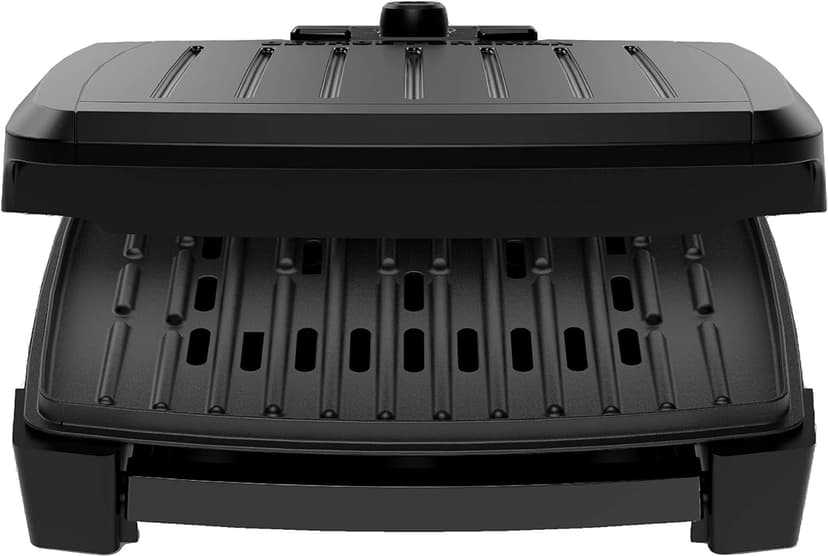 GEORGE FOREMAN® Contact Submersible™ Grill, 5-Serving Grill - Adjustable Temperature Control, Black Plates, Wash the entire grill