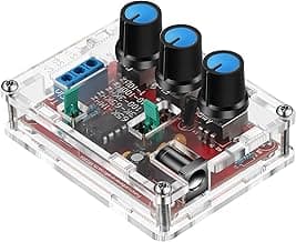 Signal Generator Kit, XR2206 Precise Function Signal Generator Frequency Module DIY Kit Sine Triangle Square Output Adjustable 1Hz-1MHz, 9-12V Direct Current Input(1 Piece)