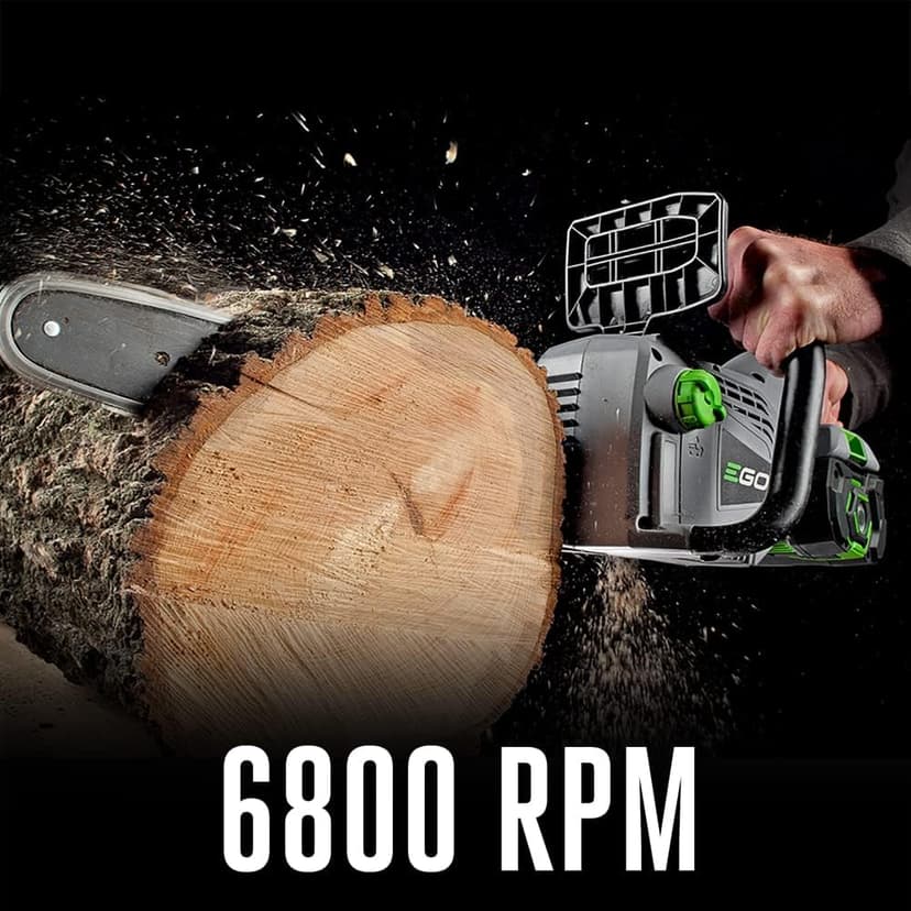 EGO POWER+ Chain Saw, 16" Battery Powered Chainsaw, Electric Cordless, Includes 56V 5.0Ah Battery and Charger - CS1604