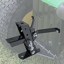 Eapele Adjustable Trailer Hitch for Lawn Mower, Garden Tractor Trailer Hitch, Compatible with John Deere Ariens Cub Cadet Poulan Pro Husky Husqvarna Craftsman Riding Mower
