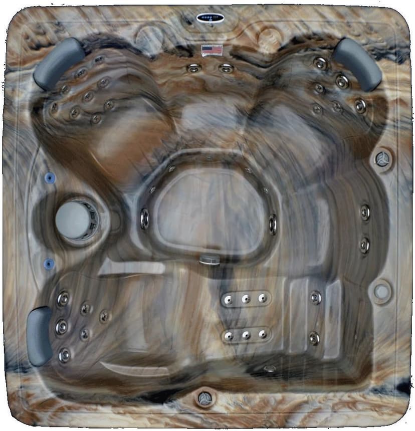 5-person Hot Tub 51-jet Spa with Ozone System - 80"x80"x34"