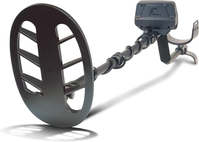 Fisher Labs F22 Weatherproof Metal Detector with 11 Inch Weatherproof Coil, All-Purpose, High-Sensitivity, Deep Seeking Metal Detector, Pinpoint, Easy to Use, Red