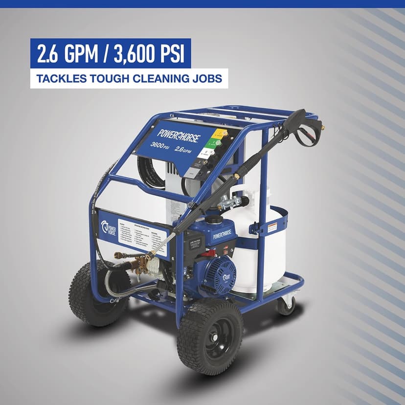 Powerhorse Propane Pressure Washer, Hot Water Pressure Washer Gas Pressure Washer with Propane Burner, Power Washer Car Pressure Washer